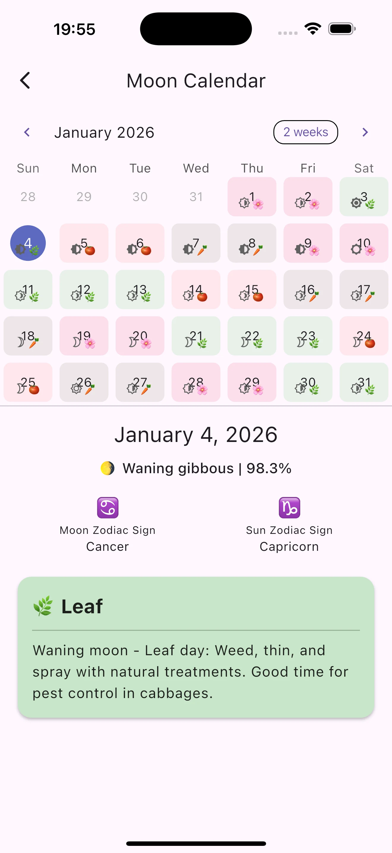 PlantDays - Sowing Calendar screenshot